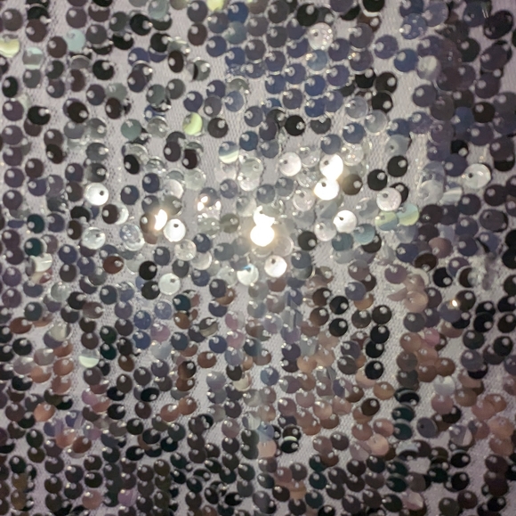 Custom made sequence light stretch mermaid style dress.  Size 12/14 Maxi Dress - Picture 10 of 12